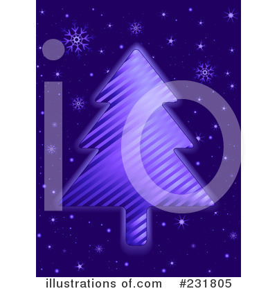 Royalty-Free (RF) Christmas Tree Clipart Illustration by BNP Design Studio - Stock Sample #231805