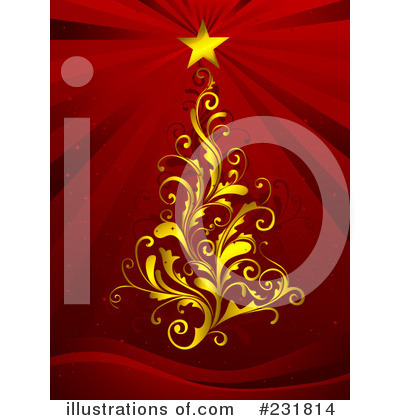 Royalty-Free (RF) Christmas Tree Clipart Illustration by BNP Design Studio - Stock Sample #231814