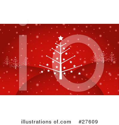 Royalty-Free (RF) Christmas Tree Clipart Illustration by KJ Pargeter - Stock Sample #27609