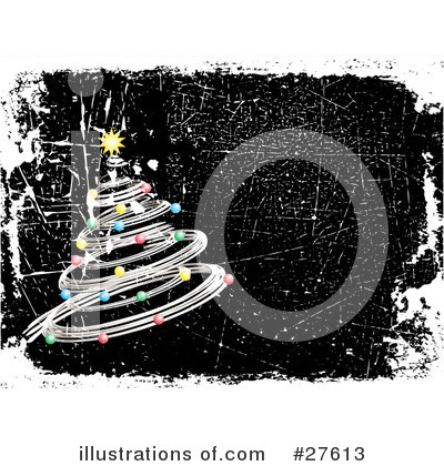 Royalty-Free (RF) Christmas Tree Clipart Illustration by KJ Pargeter - Stock Sample #27613