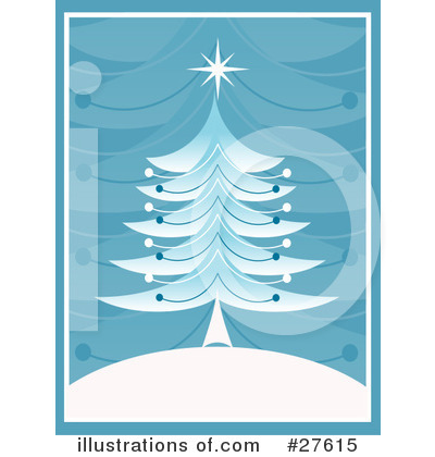 Royalty-Free (RF) Christmas Tree Clipart Illustration by KJ Pargeter - Stock Sample #27615