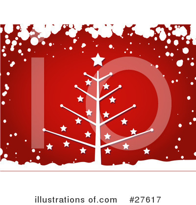 Royalty-Free (RF) Christmas Tree Clipart Illustration by KJ Pargeter - Stock Sample #27617