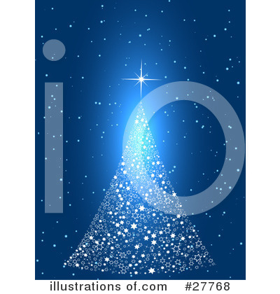 Royalty-Free (RF) Christmas Tree Clipart Illustration by KJ Pargeter - Stock Sample #27768
