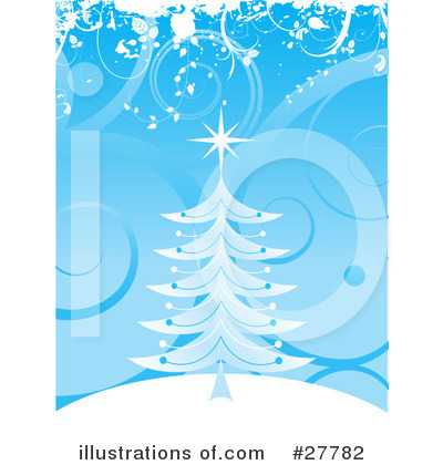 Royalty-Free (RF) Christmas Tree Clipart Illustration by KJ Pargeter - Stock Sample #27782
