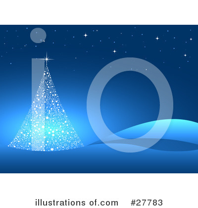 Royalty-Free (RF) Christmas Tree Clipart Illustration by KJ Pargeter - Stock Sample #27783