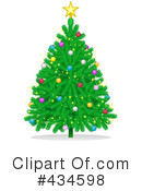 Christmas Tree Clipart #434598 by BNP Design Studio