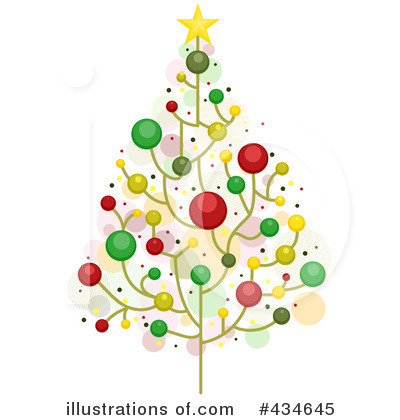 Royalty-Free (RF) Christmas Tree Clipart Illustration by BNP Design Studio - Stock Sample #434645