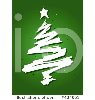 Royalty-Free (RF) Christmas Tree Clipart Illustration by BNP Design Studio - Stock Sample #434653