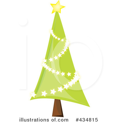 Royalty-Free (RF) Christmas Tree Clipart Illustration by Pams Clipart - Stock Sample #434815