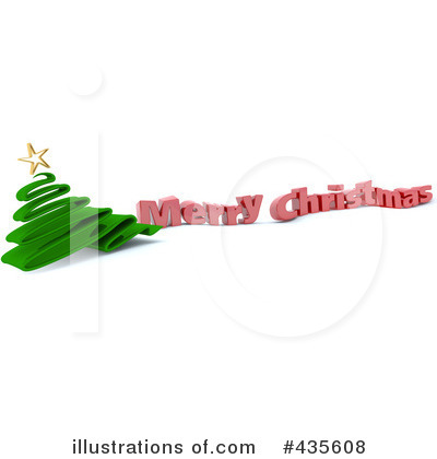 Royalty-Free (RF) Christmas Tree Clipart Illustration by KJ Pargeter - Stock Sample #435608