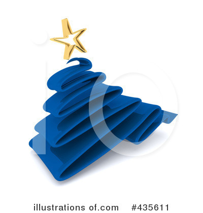 Royalty-Free (RF) Christmas Tree Clipart Illustration by KJ Pargeter - Stock Sample #435611