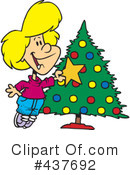 Christmas Tree Clipart #437692 by toonaday
