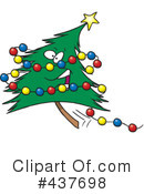 Christmas Tree Clipart #437698 by toonaday