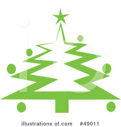 Royalty-Free (RF) Christmas Tree Clipart Illustration by Prawny - Stock Sample #49011