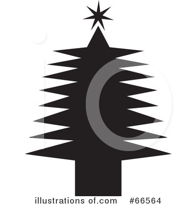 Royalty-Free (RF) Christmas Tree Clipart Illustration by Prawny - Stock Sample #66564