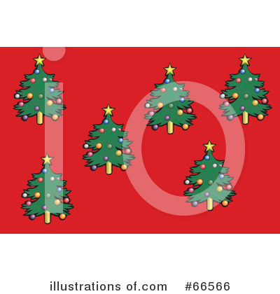 Royalty-Free (RF) Christmas Tree Clipart Illustration by Prawny - Stock Sample #66566