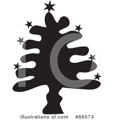 Royalty-Free (RF) Christmas Tree Clipart Illustration by Prawny - Stock Sample #66574