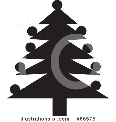 Royalty-Free (RF) Christmas Tree Clipart Illustration by Prawny - Stock Sample #66575