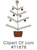 Christmas Tree Clipart #71878 by inkgraphics