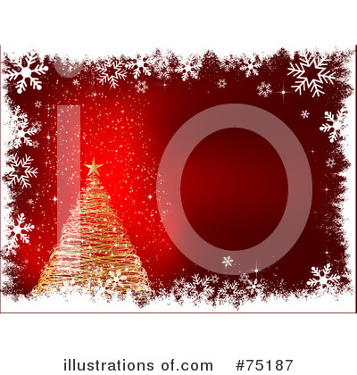 Royalty-Free (RF) Christmas Tree Clipart Illustration by KJ Pargeter - Stock Sample #75187