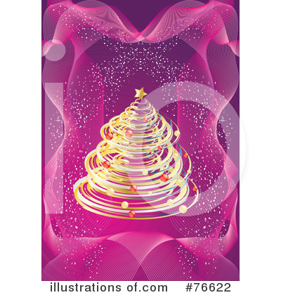 Royalty-Free (RF) Christmas Tree Clipart Illustration by MilsiArt - Stock Sample #76622