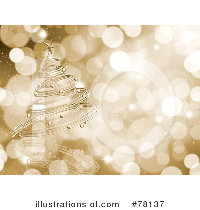Royalty-Free (RF) Christmas Tree Clipart Illustration by KJ Pargeter - Stock Sample #78137