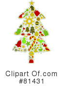 Christmas Tree Clipart #81431 by BNP Design Studio