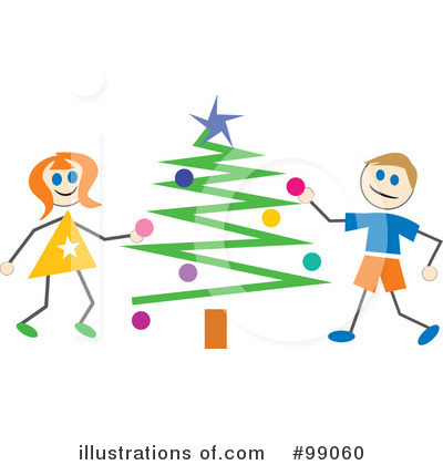 Royalty-Free (RF) Christmas Tree Clipart Illustration by Prawny - Stock Sample #99060