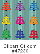 Christmas Trees Clipart #47230 by Prawny