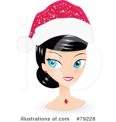 Christmas Girl Clipart #79228 by Melisende Vector