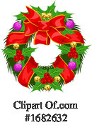 Christmas Wreath Clipart #1682632 by Morphart Creations