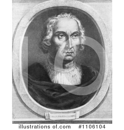 Royalty-Free (RF) Christopher Columbus Clipart Illustration by JVPD - Stock Sample #1106104