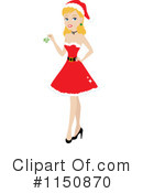 Chritmas Woman Clipart #1150870 by Rosie Piter