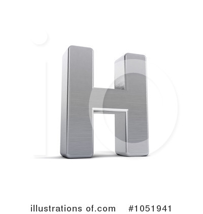 Chrome Letter Clipart #1051941 by stockillustrations