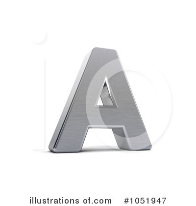 Chrome Letter Clipart #1051947 by stockillustrations