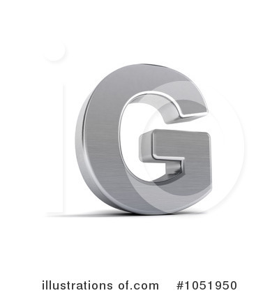 Royalty-Free (RF) Chrome Letter Clipart Illustration by stockillustrations - Stock Sample #1051950