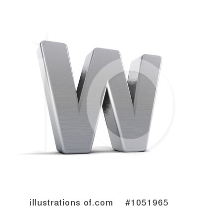 Chrome Letter Clipart #1051965 by stockillustrations