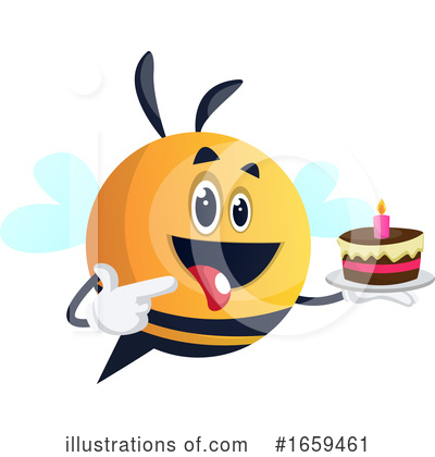 Royalty-Free (RF) Chubby Bee Clipart Illustration by Morphart Creations - Stock Sample #1659461
