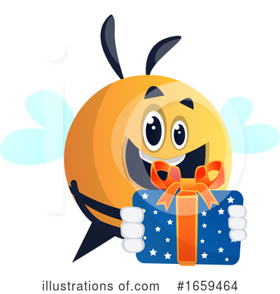 Royalty-Free (RF) Chubby Bee Clipart Illustration by Morphart Creations - Stock Sample #1659464