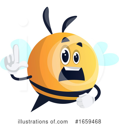 Royalty-Free (RF) Chubby Bee Clipart Illustration by Morphart Creations - Stock Sample #1659468