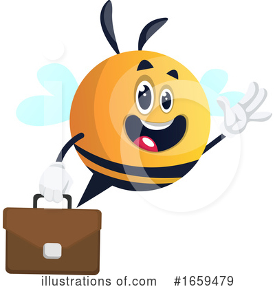 Chubby Bee Clipart #1659479 by Morphart Creations