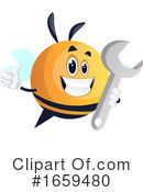 Chubby Bee Clipart #1659480 by Morphart Creations
