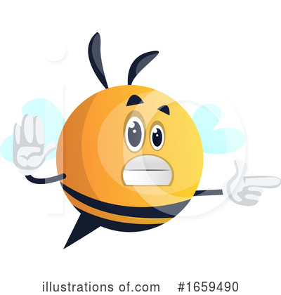 Royalty-Free (RF) Chubby Bee Clipart Illustration by Morphart Creations - Stock Sample #1659490