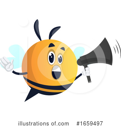 Chubby Bee Clipart #1659497 by Morphart Creations