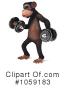 Chumpy Chimp Clipart #1059183 by Julos