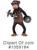 Chumpy Chimp Clipart #1059184 by Julos