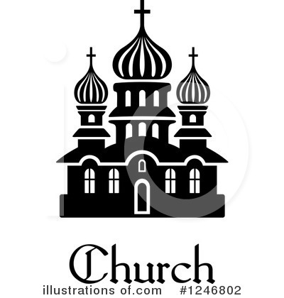 Royalty-Free (RF) Church Clipart Illustration by Vector Tradition SM - Stock Sample #1246802