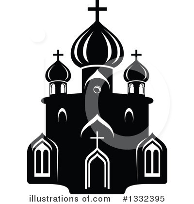 Royalty-Free (RF) Church Clipart Illustration by Vector Tradition SM - Stock Sample #1332395