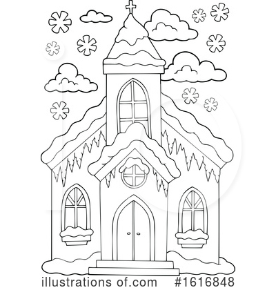 Royalty-Free (RF) Church Clipart Illustration by visekart - Stock Sample #1616848