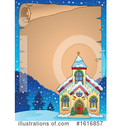 Royalty-Free (RF) Church Clipart Illustration by visekart - Stock Sample #1616857